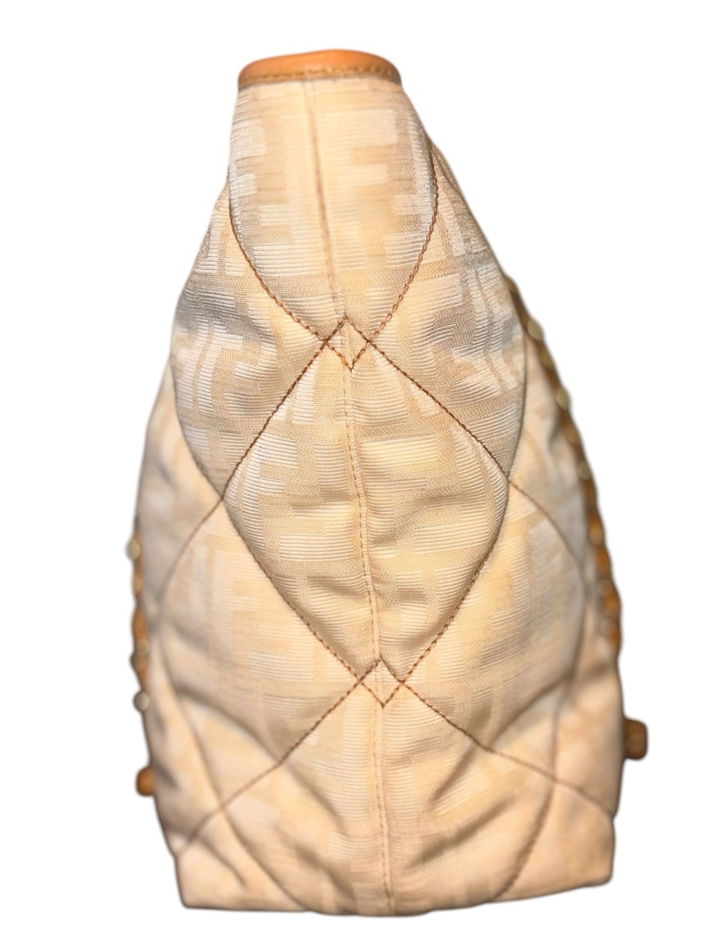 Fendi Zucca Quilted Roll Tote. - Picture 6 of 15
